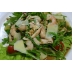 Warm squid and shrimps salad